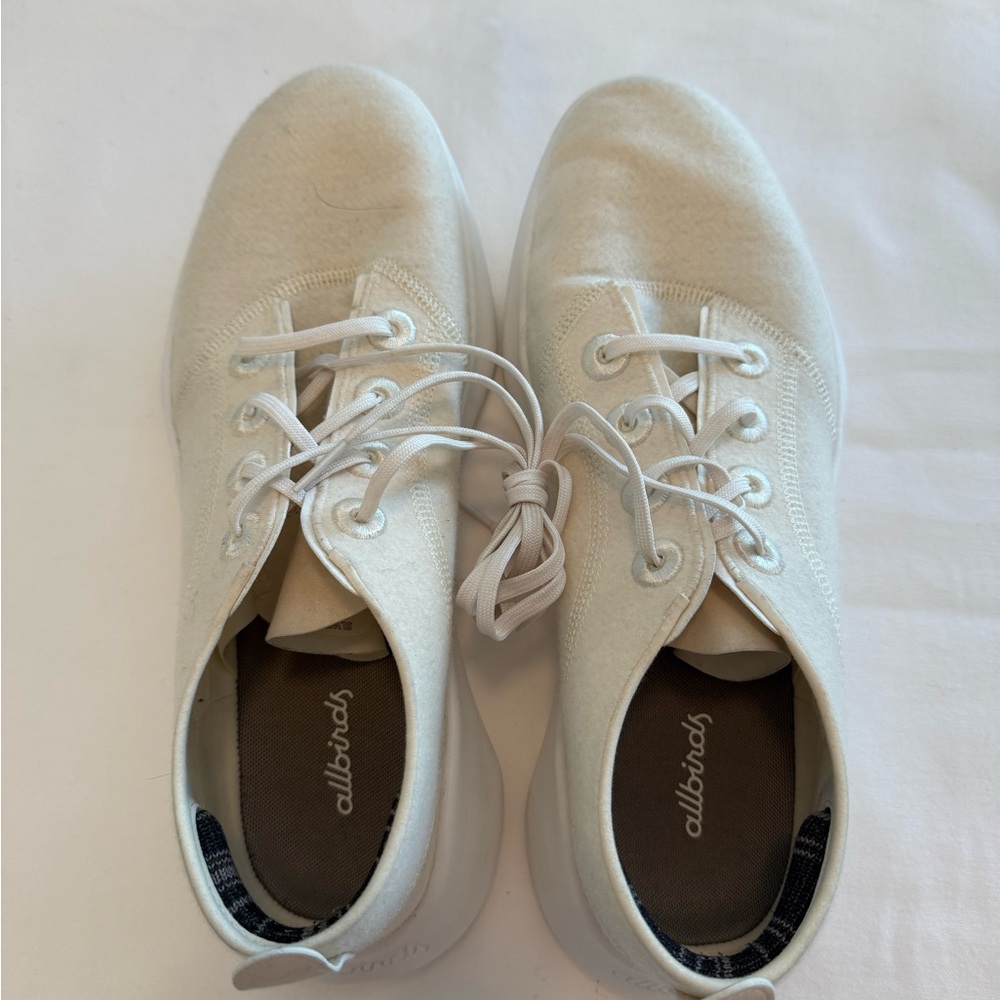 Men’s Allbirds Cream Knit Sneakers Tree Runner